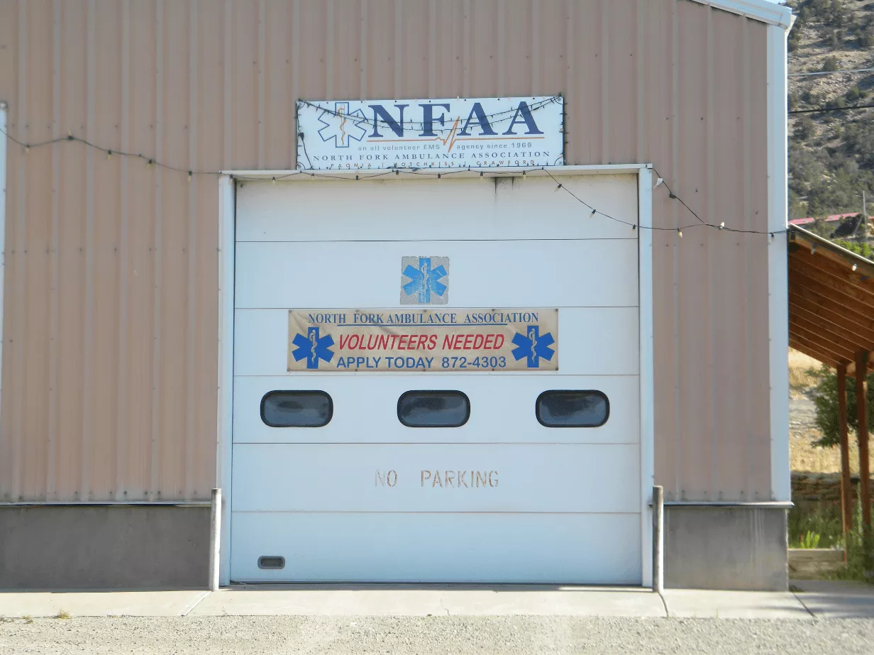 Crawford volunteer ambulance service door
